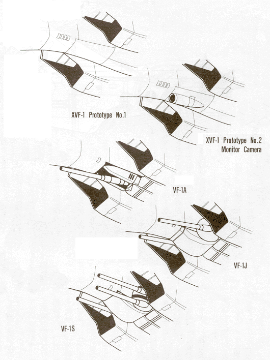 XVF-1 & VF-1 Heads - Model Graphix Jan'98