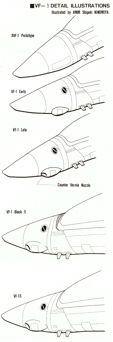 XVF-1 & VF-1 Noses - Model Graphix Jan'98
