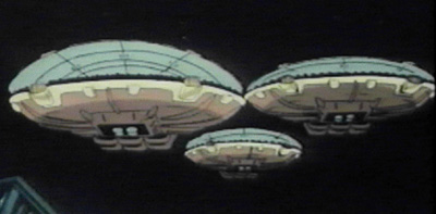 3 Invid Clams Opening Launch Bay (Sentinels)