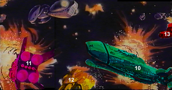 Mars Base Fleet Destruction by Invid