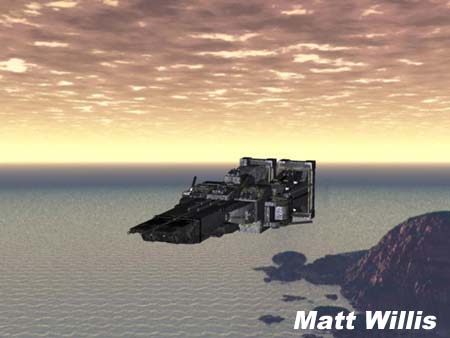 SDF-1 Cruiser Mode at sunset