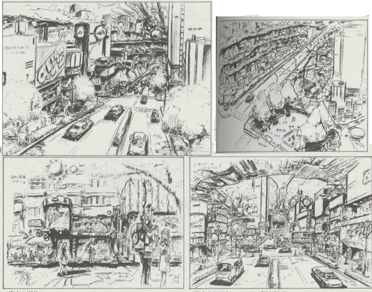 SDF-1 Cityscape Views - M:PM p.146