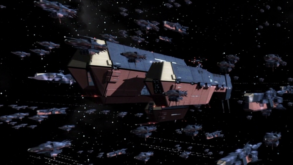 The Liberator over Earth in the Third Robotech War
