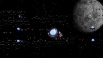 Shimakaze class firing Synchro cannons