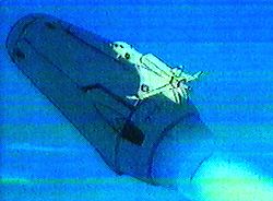 Star Goose on Shuttle Booster